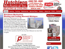Tablet Screenshot of hutchisonmechanical.com